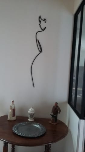 Customer photo review of Décoration Murale en Métal - Élégance minimaliste