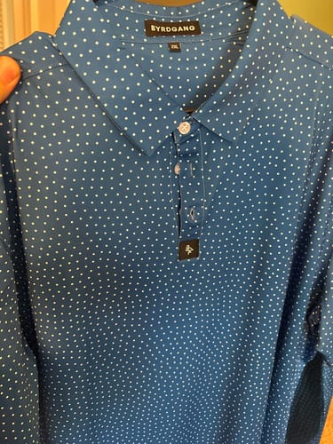 Customer photo review of Polka Dots - Blue/White