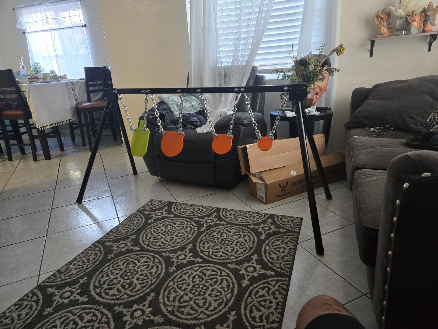 Customer photo review of B001 Stand Complete Target System 37