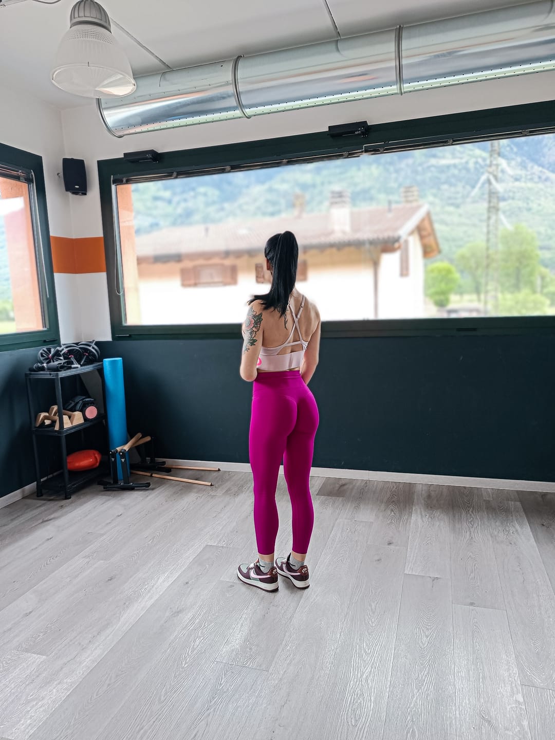 Customer photo review of Leggings Push Up All-Up Purple