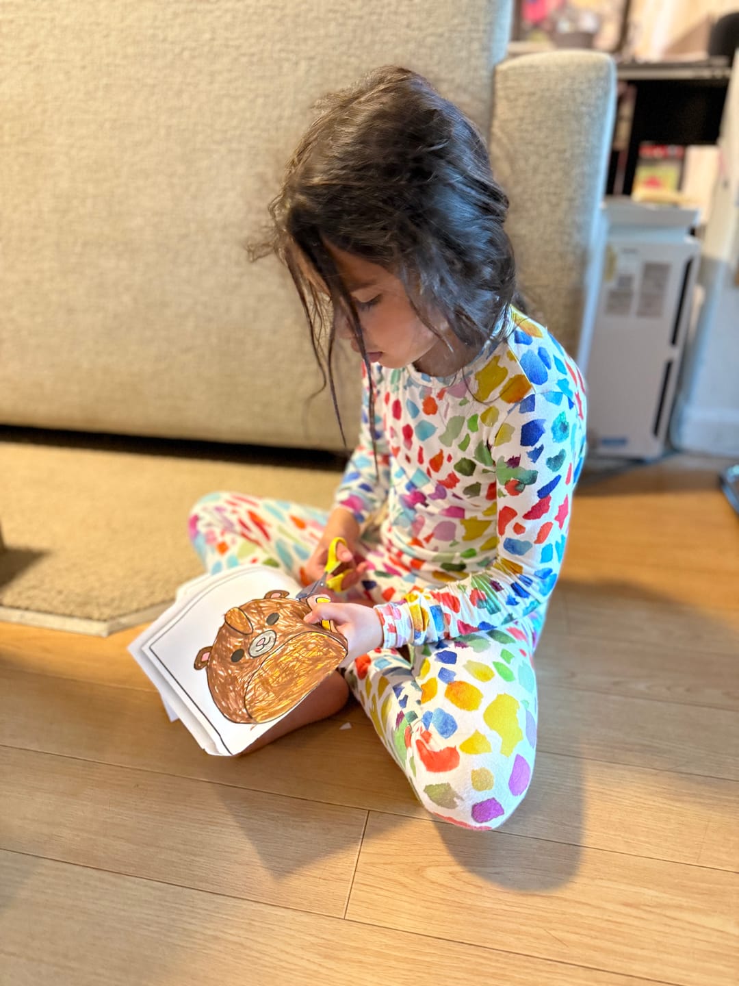 Customer photo review of Paintbrush Kids Bamboo PJs
