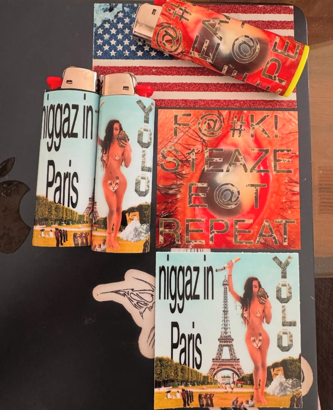 Customer photo review of Lighter Wrap Stickers