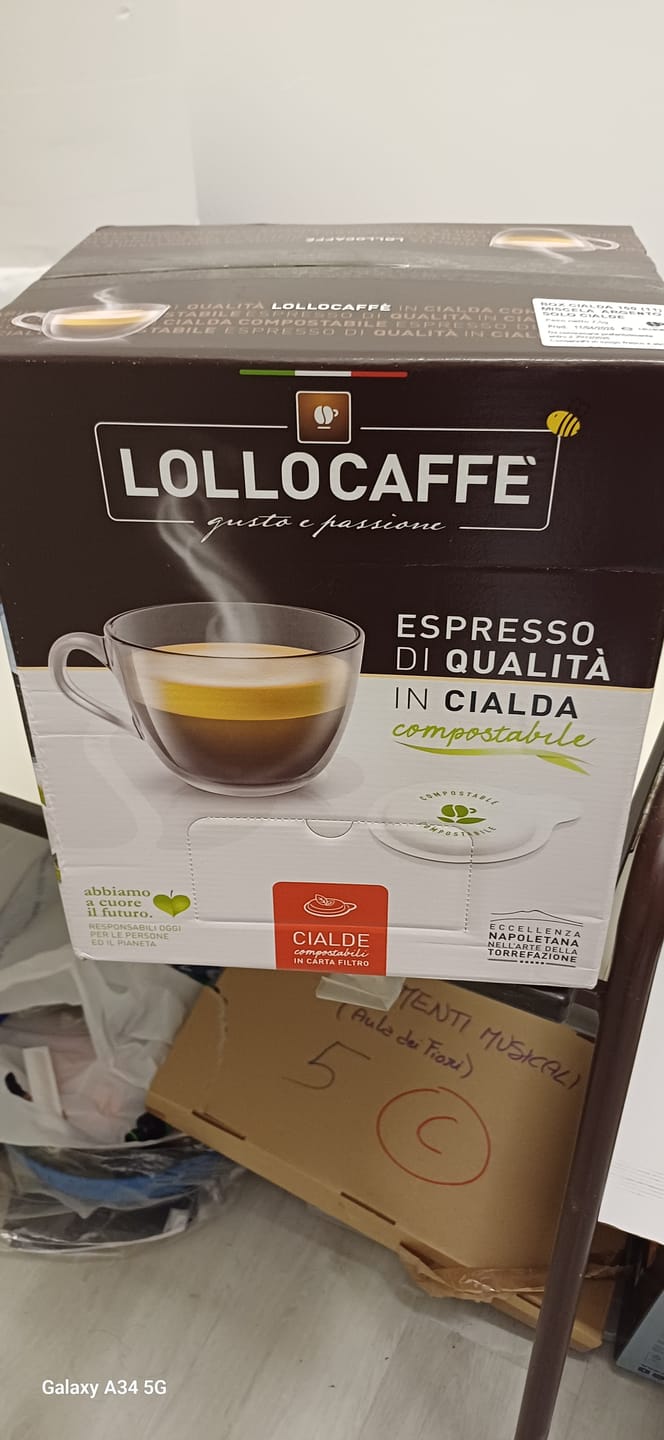 Customer photo review of Lollo Caffè Box 150 Cialde Caffè ESE System 44 mm, Miscela ARGENTO