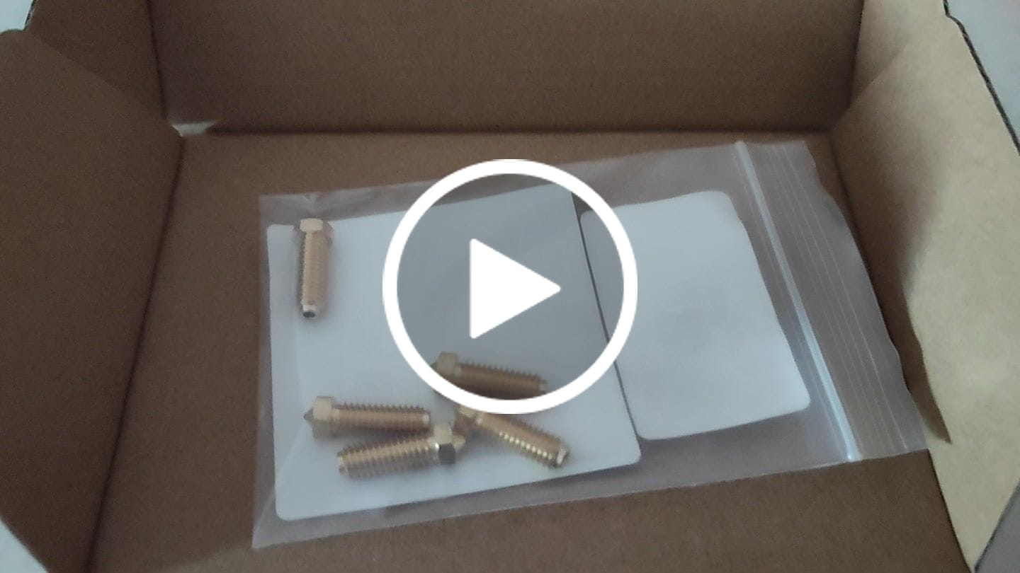 Customer video review of Hotend para Impresora 3D de filamento