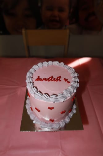 Customer photo review of aroha mini cake