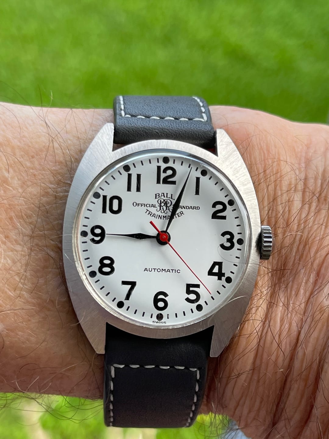 Customer photo review of Steel Grey Calfskin