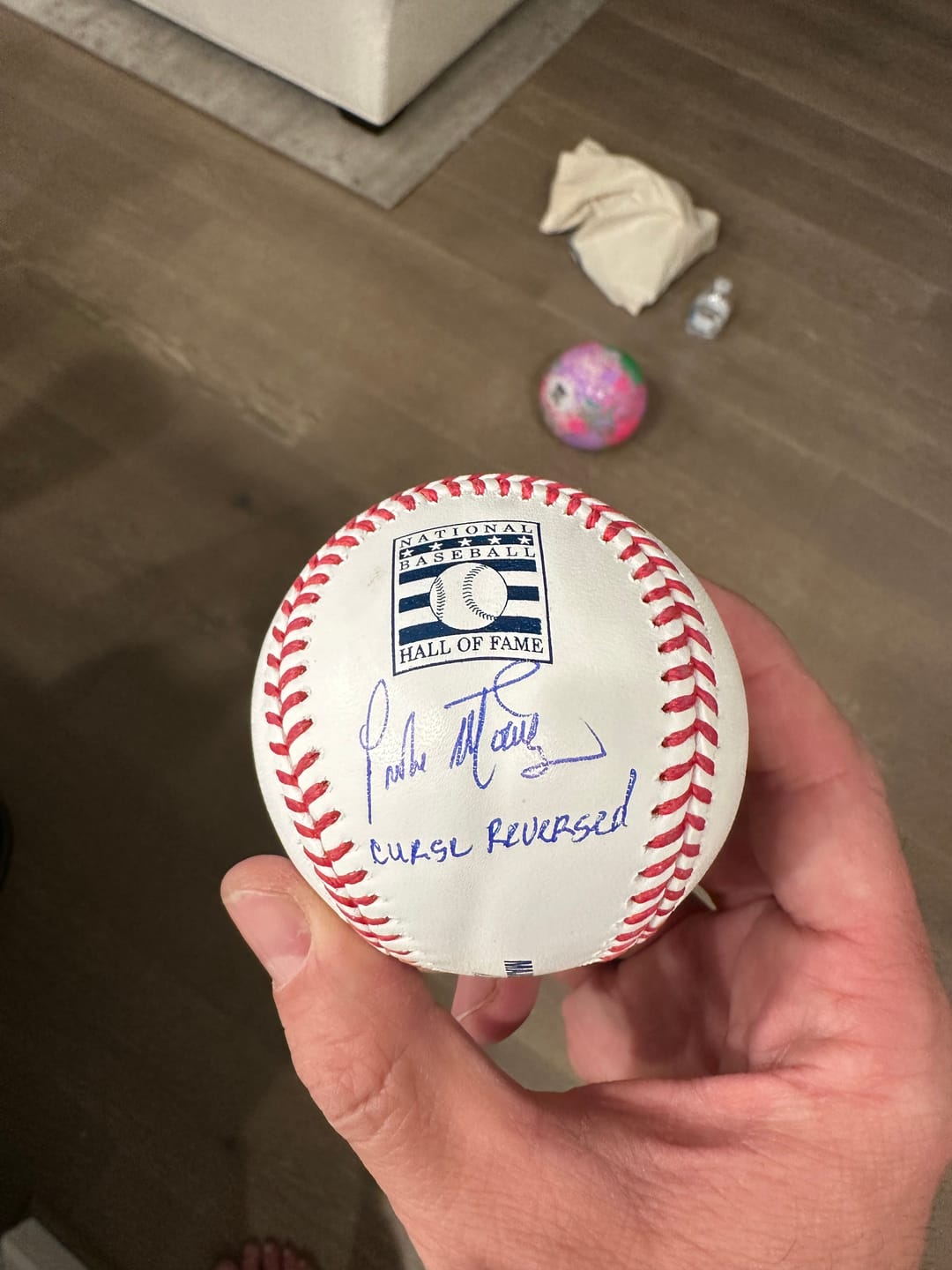 Customer photo review of Pedro Martinez Autograph Signing