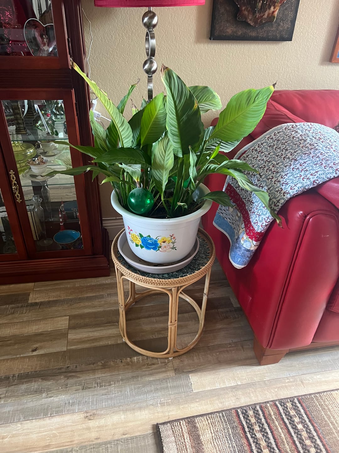 Customer photo review of Sirena Rattan Table Set