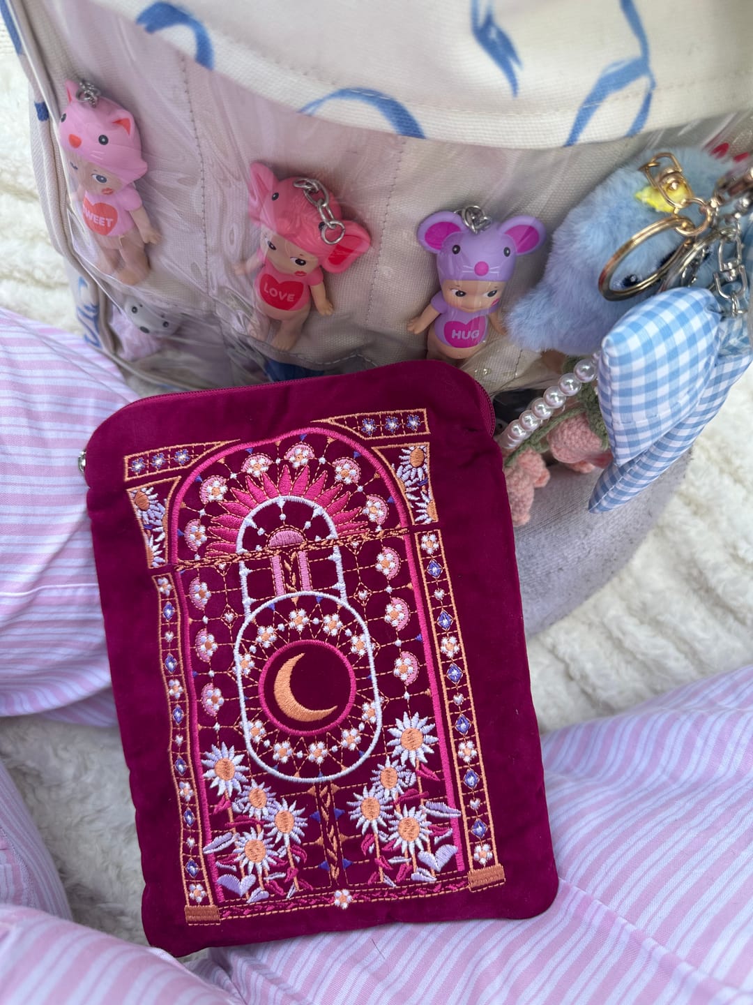 Customer photo review of Iridescence E-Reader Sleeve - Pink