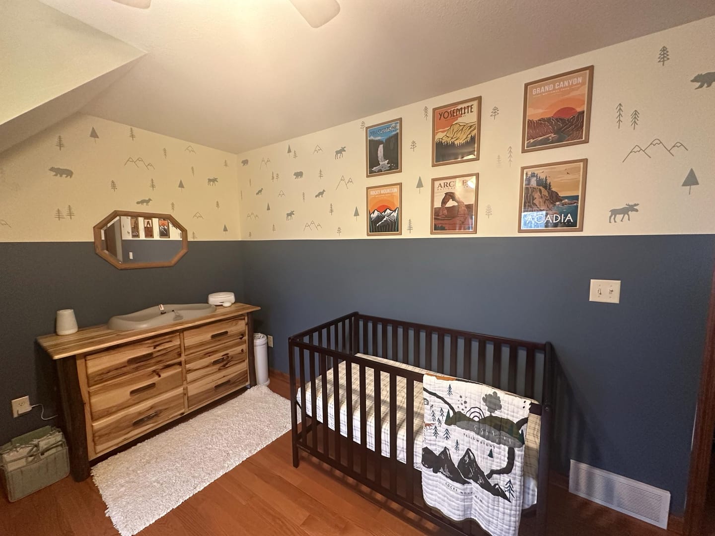 Customer photo review of Wilderness Wall Decals