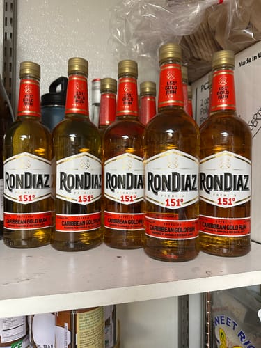 Customer photo review of Ron Diaz 151 Proof Caribbean Gold Rum (750ml)