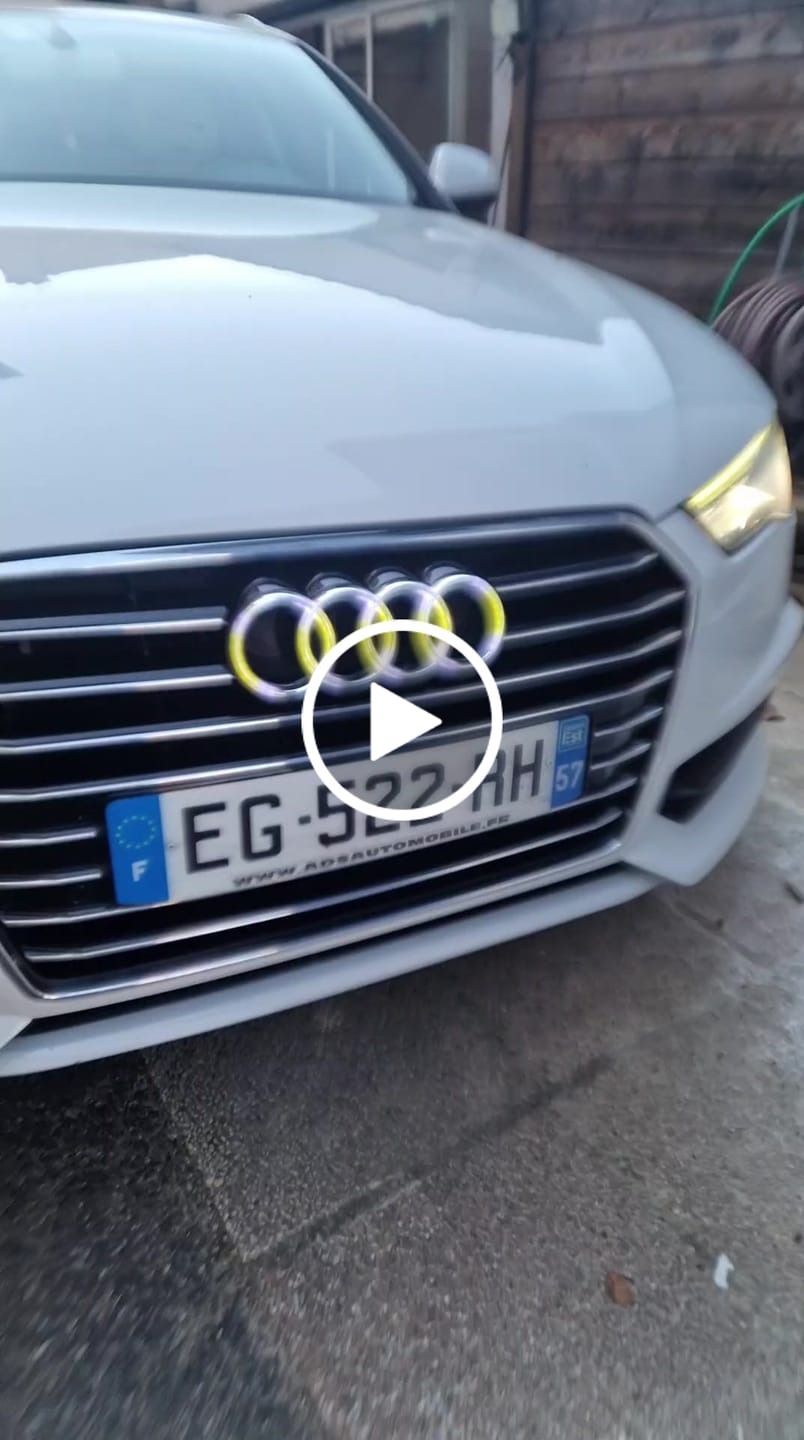 Customer video review of Logo Audi Avant Lumineux Led