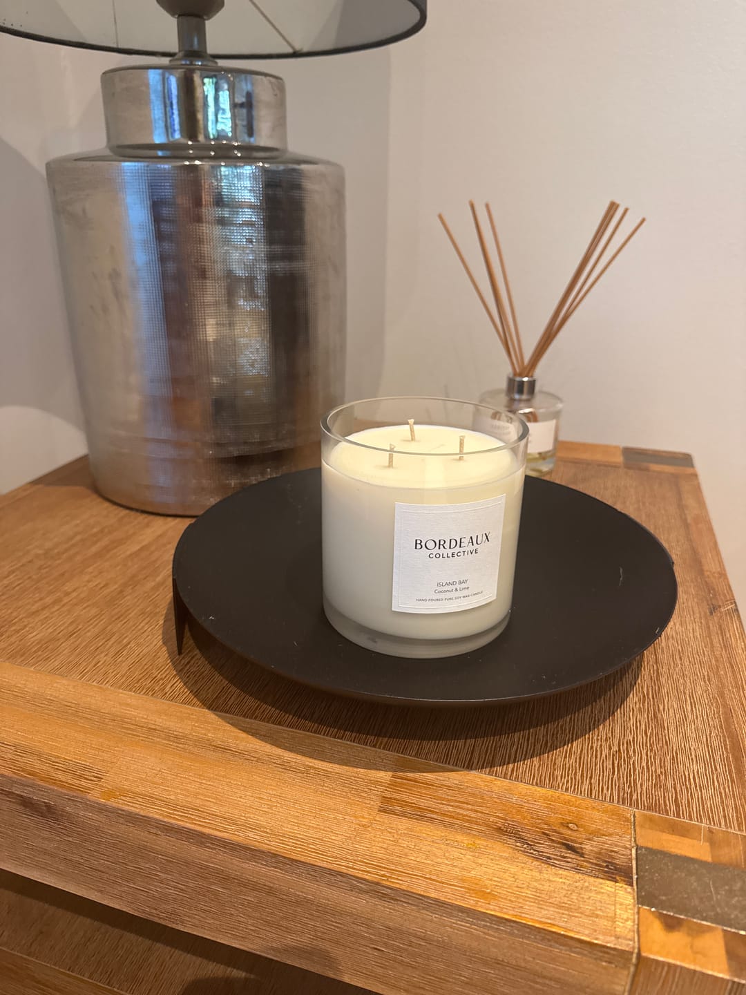 Customer photo review of ISLAND BAY - Coconut & Lime Small Deluxe Candle