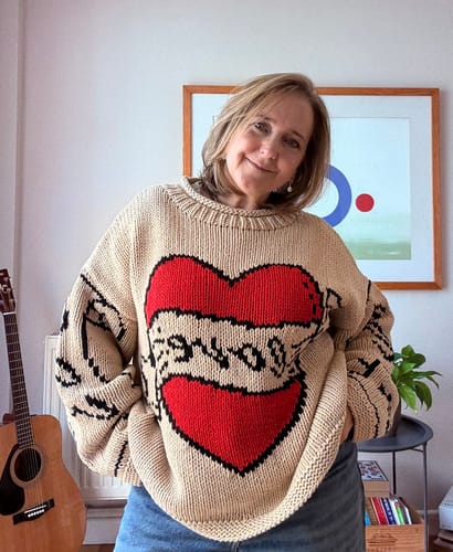 Customer photo review of The Young Hearts Jumper