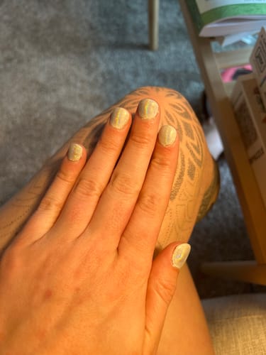 Customer photo review of D1384 Prismatic Overlay Dip Powder