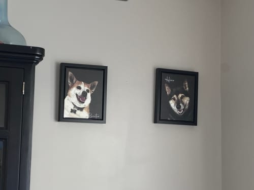 Customer photo review of Pet Art Canvas Wrap