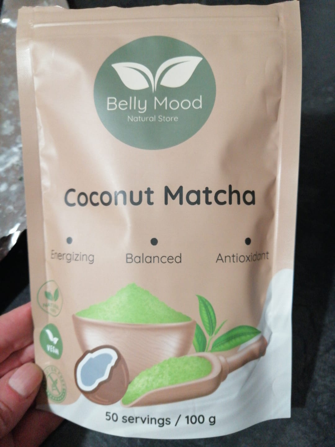 Customer photo review of Kokosinė matcha