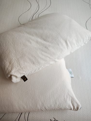 Customer photo review of Premium Organic Pillow (3 in 1)
