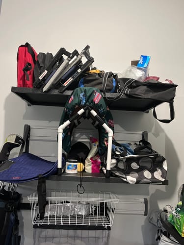 Customer photo review of Small Vehicle Saddle Stand