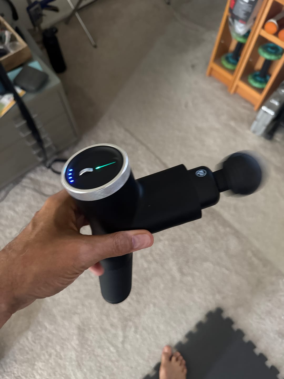 Customer photo review of Kestrel Percussion Massager