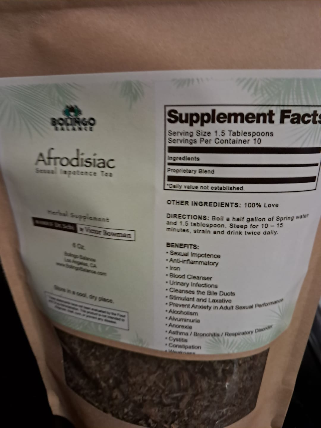 Customer photo review of AFRODISIAC