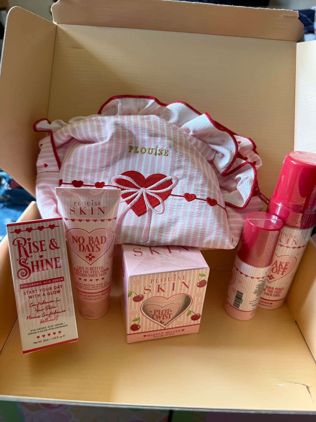 Customer photo review of P.Louise The Skinfluencer Skincare Set