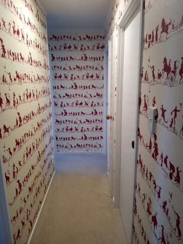 Customer photo review of Circus Parade Wallpaper - 2 Colours