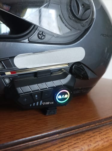 Customer photo review of Motarcom - L'intercom moto haut de gamme et abordable