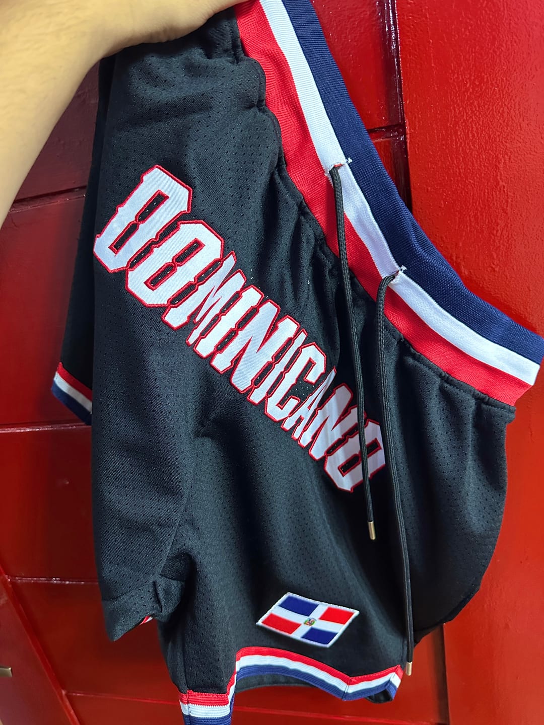 Customer photo review of Dominican Republic Basketball Shorts