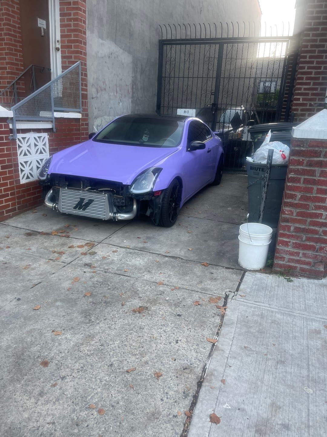 Customer photo review of Super Glossy Lavender Purple Vinyl Wrap