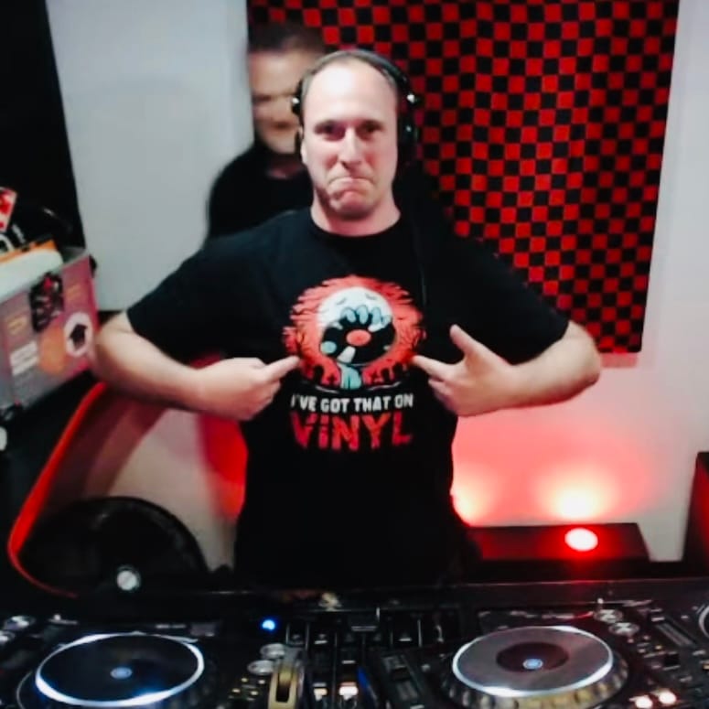 Customer photo review of I've Got That On Vinyl—Zombie Mix T-Shirt
