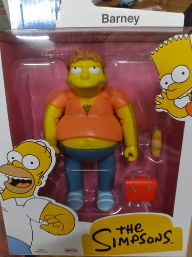 Customer photo review of Barney Gumble - The Simpsons 5" Articulated Figure Wave 4 by Jakks Pacific