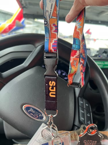 Customer photo review of Airport Lanyard | SJU - San Juan