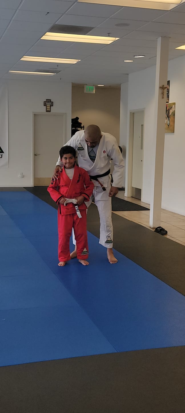 Customer photo review of Core Red Brazilian Jiu Jitsu Kids BJJ Gi