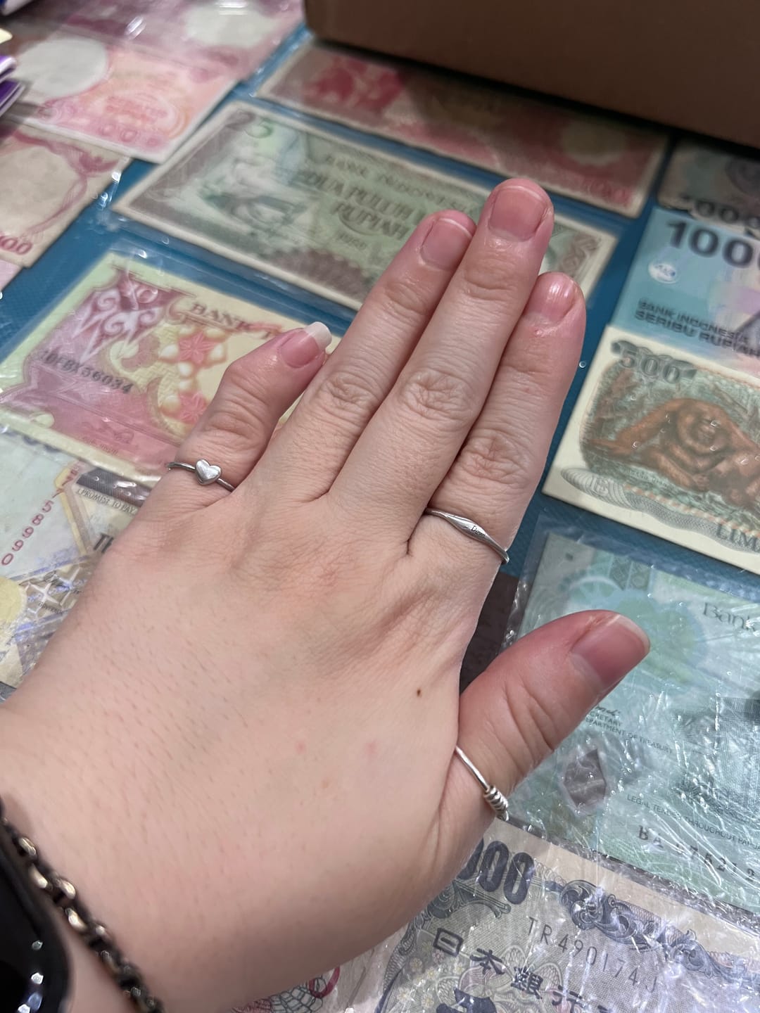 Customer photo review of Tiny Signet Ring