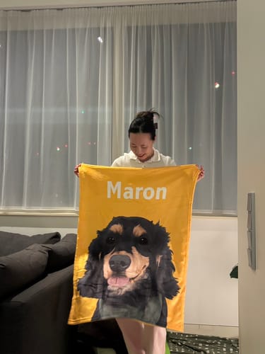 Customer photo review of Petcanva©オーダーメイド ペット似顔絵