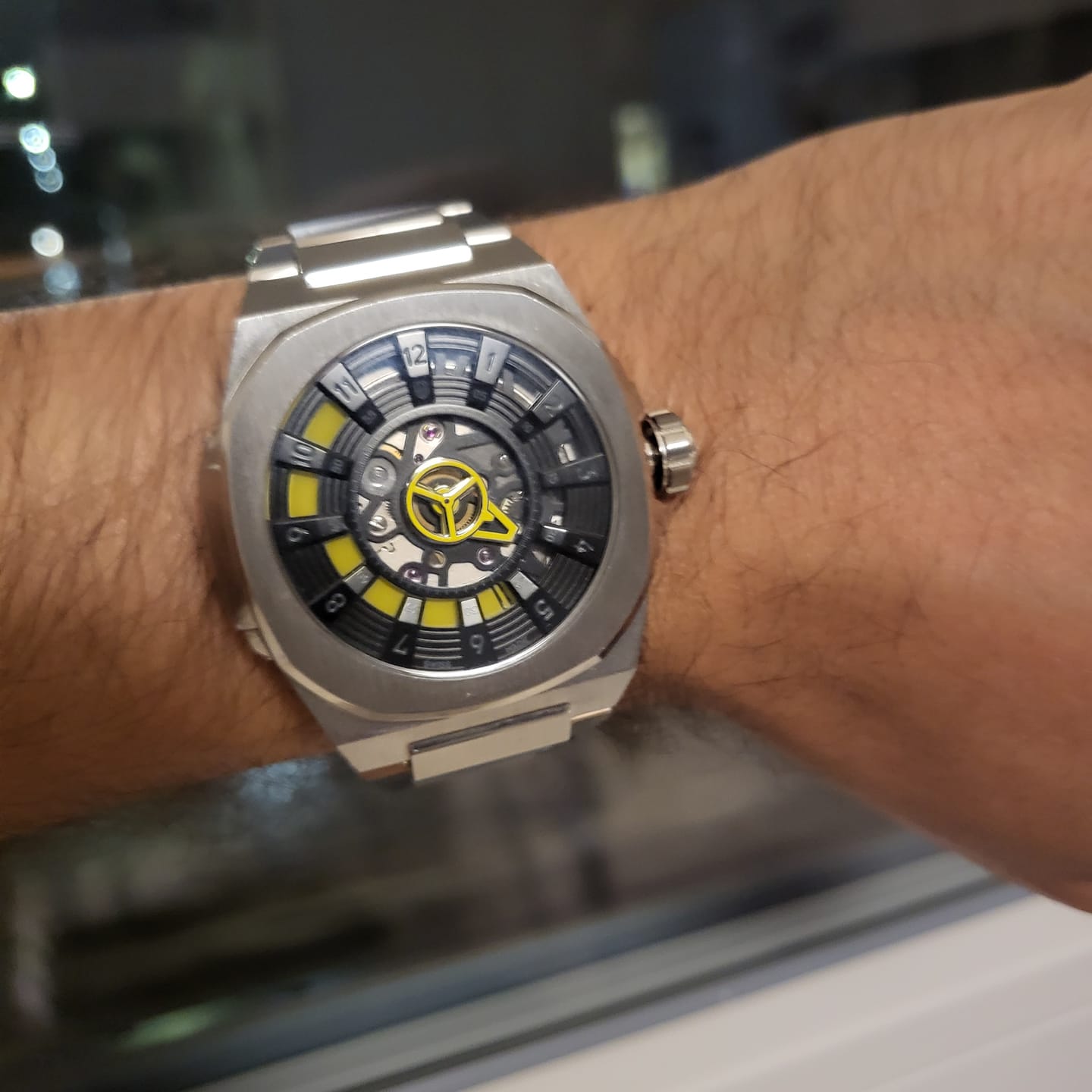 Customer photo review of M3S-yellow-bracelet