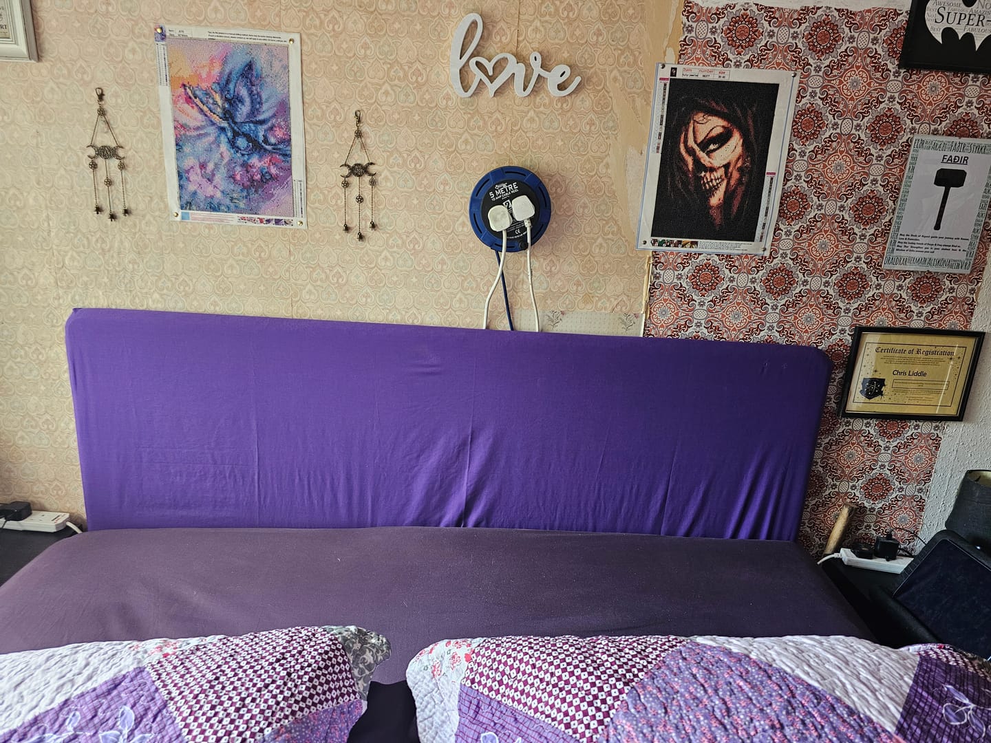 Customer photo review of Premium Plain Polycotton Fabric, 60° Washable, 45"- 20 Colours Available