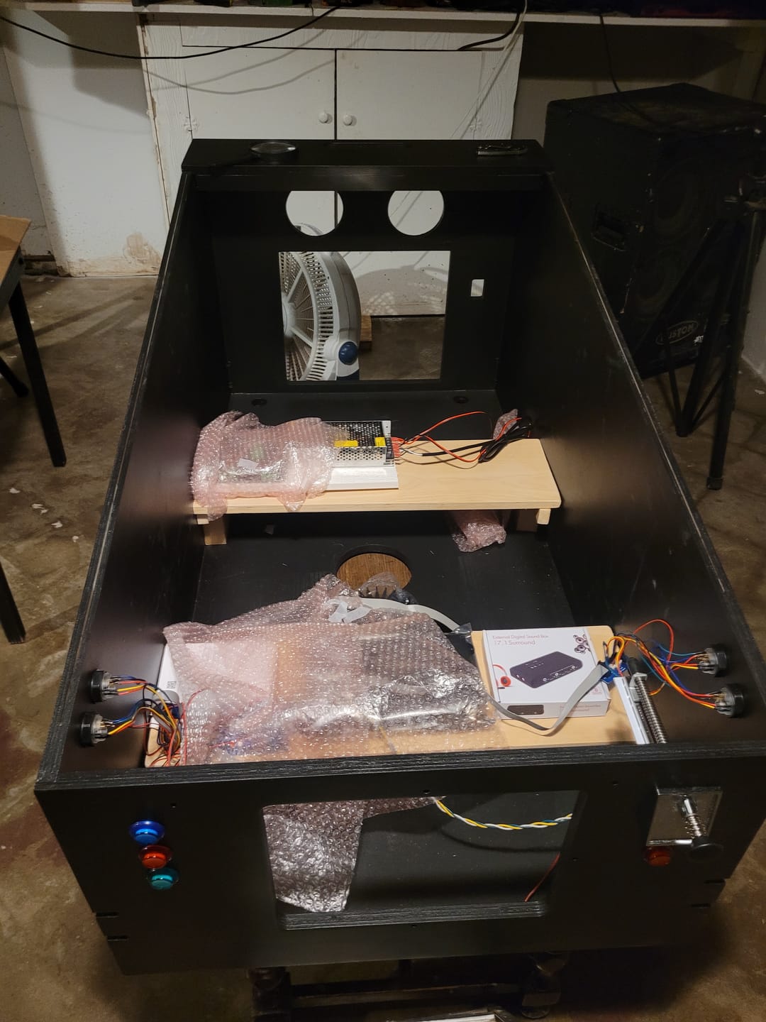Customer photo review of Ultra Widebody 48 inch OLED Monitor Virtual Pinball Cabinet Flat Pack
