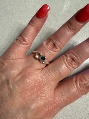 Customer photo review of Empty Tomb Sterling Silver Ring