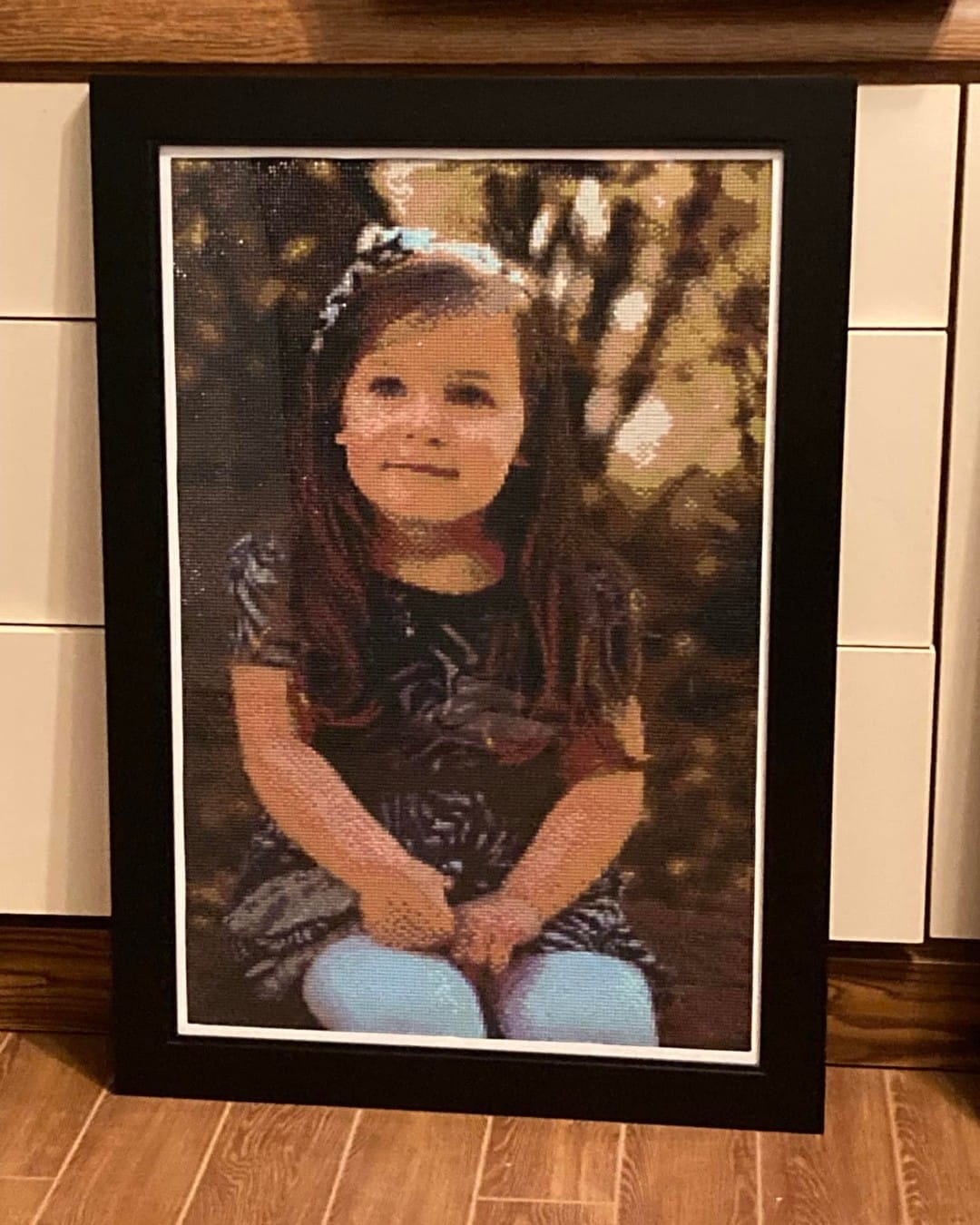 Customer photo review of DIAMOND PAINTING MED DIT EGET FOTO