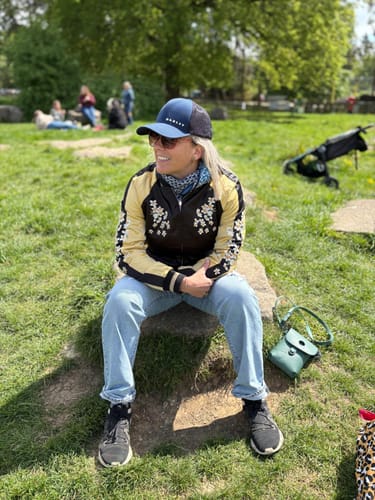 Customer photo review of Flowers & Crane Sukajan Souvenir Jacket [Reversible]