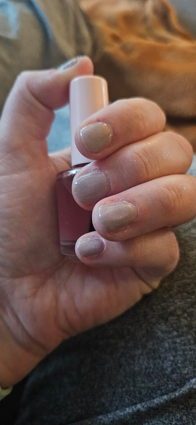 Customer photo review of Autumn Tea Gold Dipping Powder
