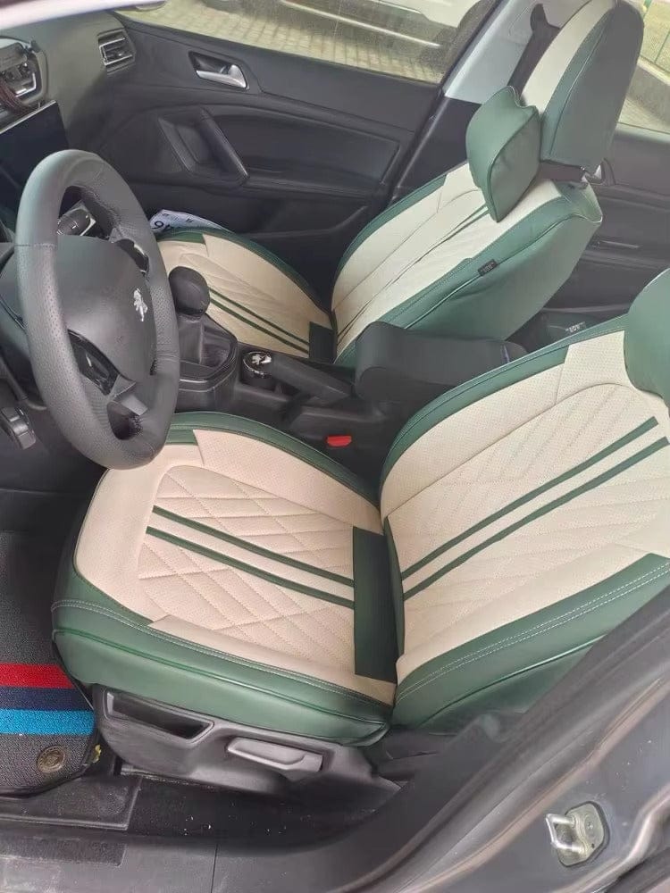 Customer photo review of Black & Red Seat Cover