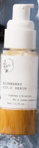 Customer photo review of Blueberry Vitamin C Serum