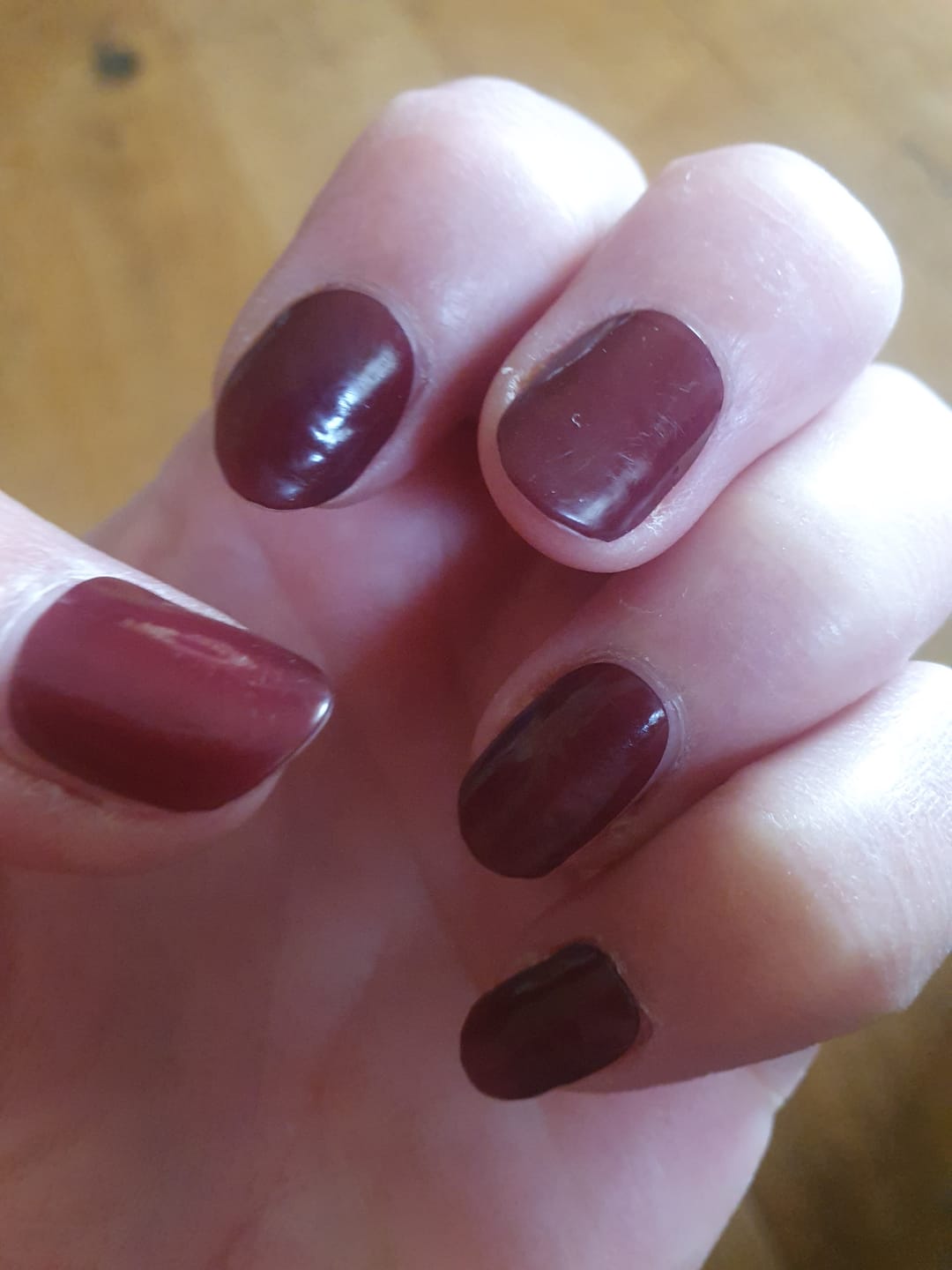 Customer photo review of Sweet Cherry DIY Semicured Gel Nail Sticker Kit