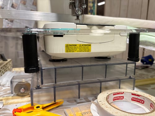 Customer photo review of Sew Steady Domestic Ruler Base - 13" x 13"