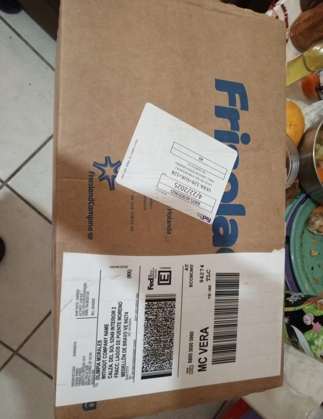 Customer photo review of Frisolac Gold 2 (6-12 Meses) 3 Pack 3.6 Kg