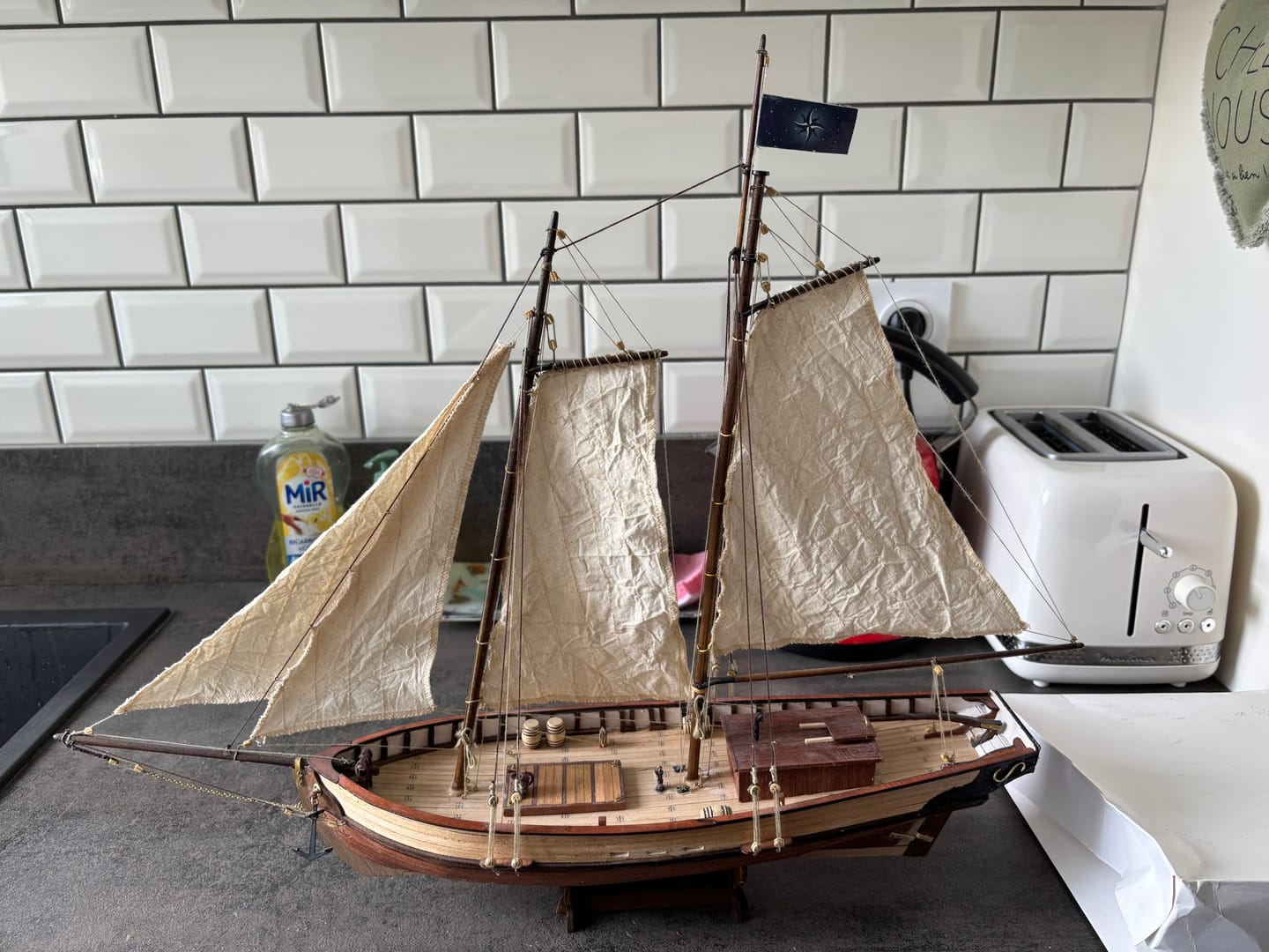 Customer photo review of Maqueta Barco Polaris Starter Pack