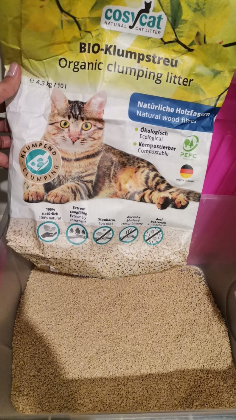 Customer photo review of Arena biodegradable Cosycat 4,3 kg